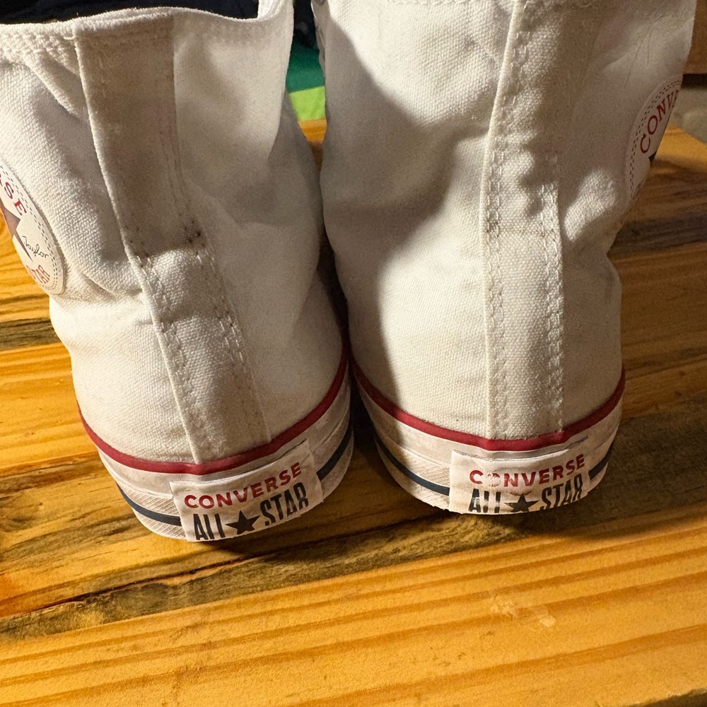 Converse Kids White High-Top Sneakers - Picture 2 of 11